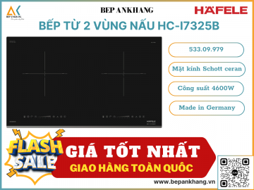 Bếp từ 2 vùng nấu Hafele HC-I7325B 533.09.979 - Nhập khẩu Đức 